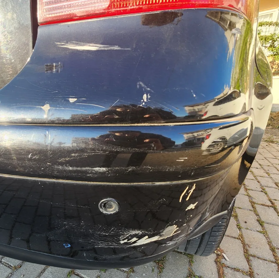Golf 4 rear bumper local damage inspection